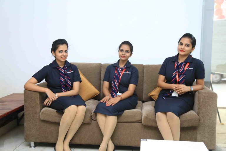 How to become an air hostess in an international airline